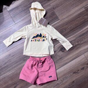 Patagonia Capilene Top and Baggie Shorts Size 6-12 months